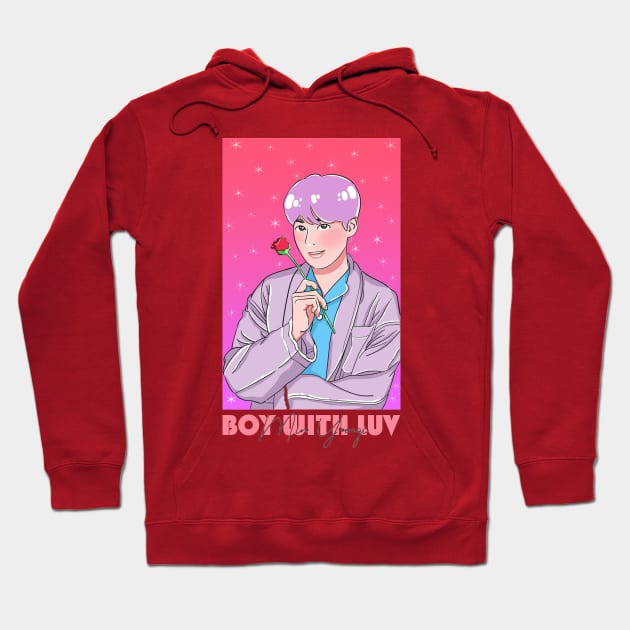 Boy With Luv - Suga Hoodie by Koala_Shop